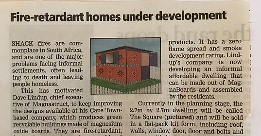 Weekend Argus - 8th July 2018 via Magnastruct